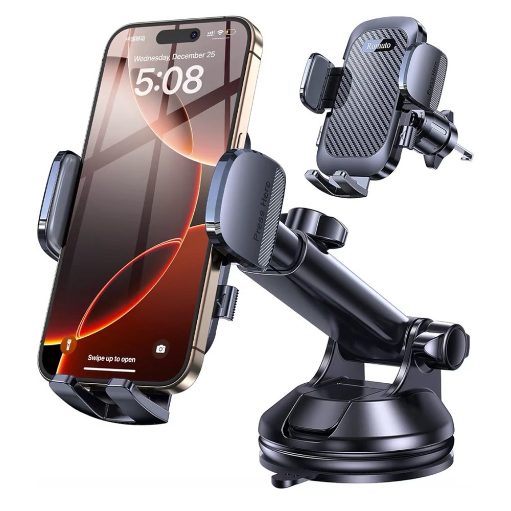 Universal Car Phone Mount Holder - Black